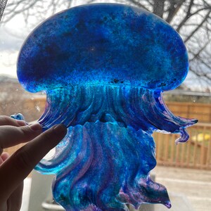 Sparkly jellyfish wall hanging