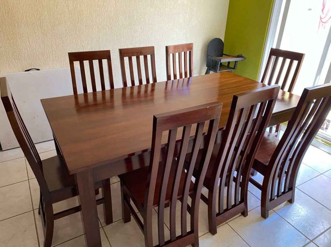 Perfecto comedores de 8 sillas madera de cedro calidad 100 Etsy