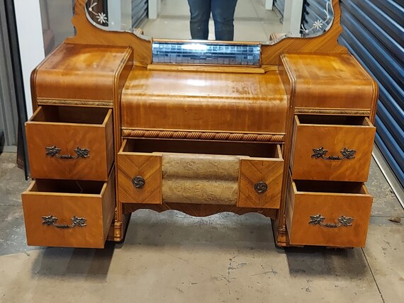 1940s waterfall vanity deals