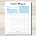 Project Planner Printable - Etsy