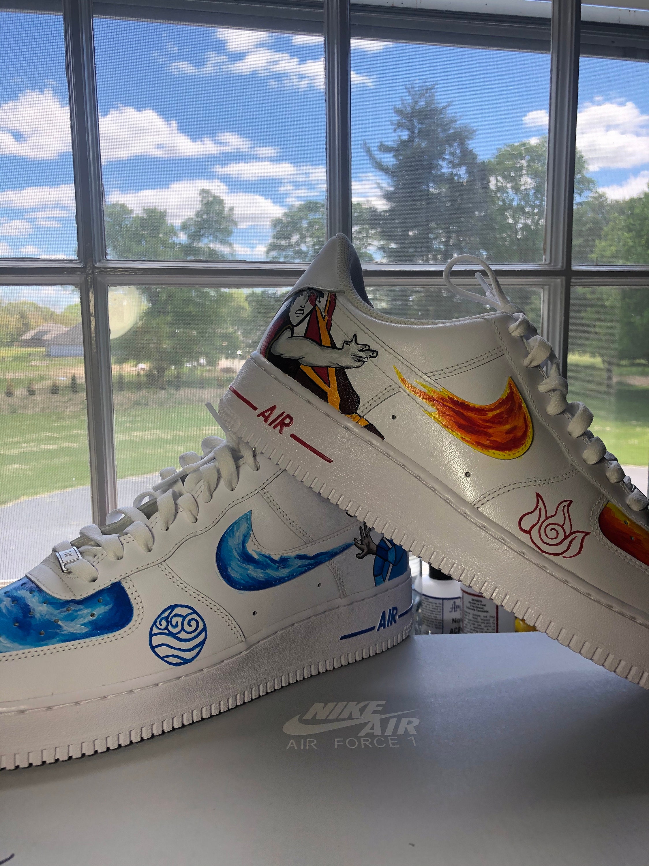 Custom Avatar Air Force 1's - Etsy Sweden