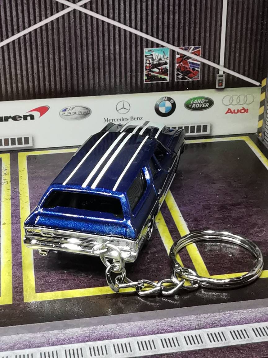 70 Chevelle SS Wagon Keyring, Keychain, Bag Tag hotwheels. - Etsy
