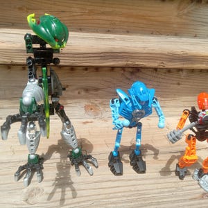 3 Incomplete Bionicles For Parts~Rahkshi~Pohatu~Gali
