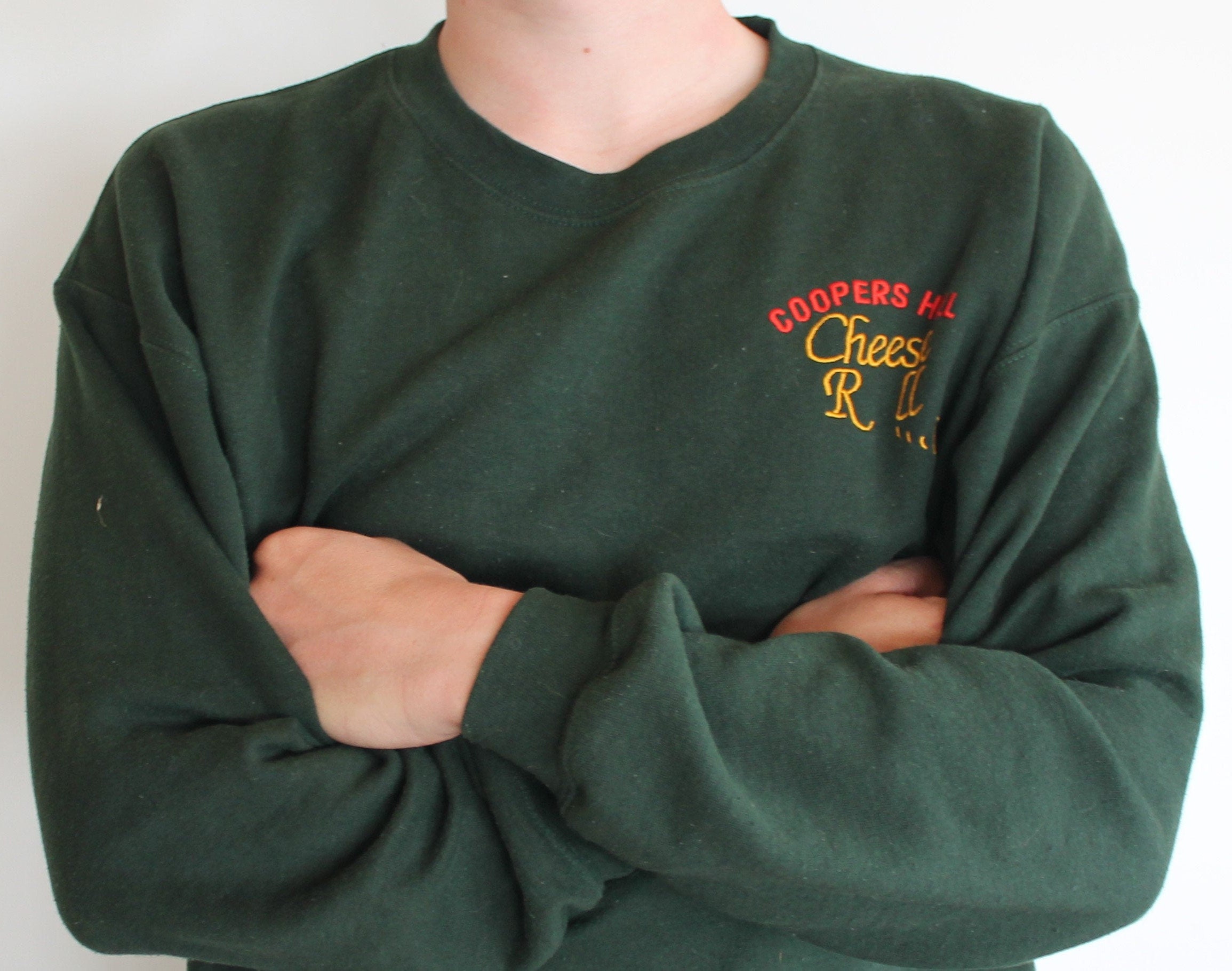 Embroidered Gloucestershire Cheese Rolling Sweater Jumper - Etsy Canada