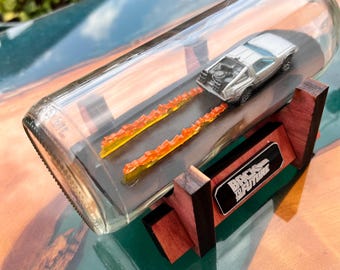 DeLorean Time Machine in a Bottle