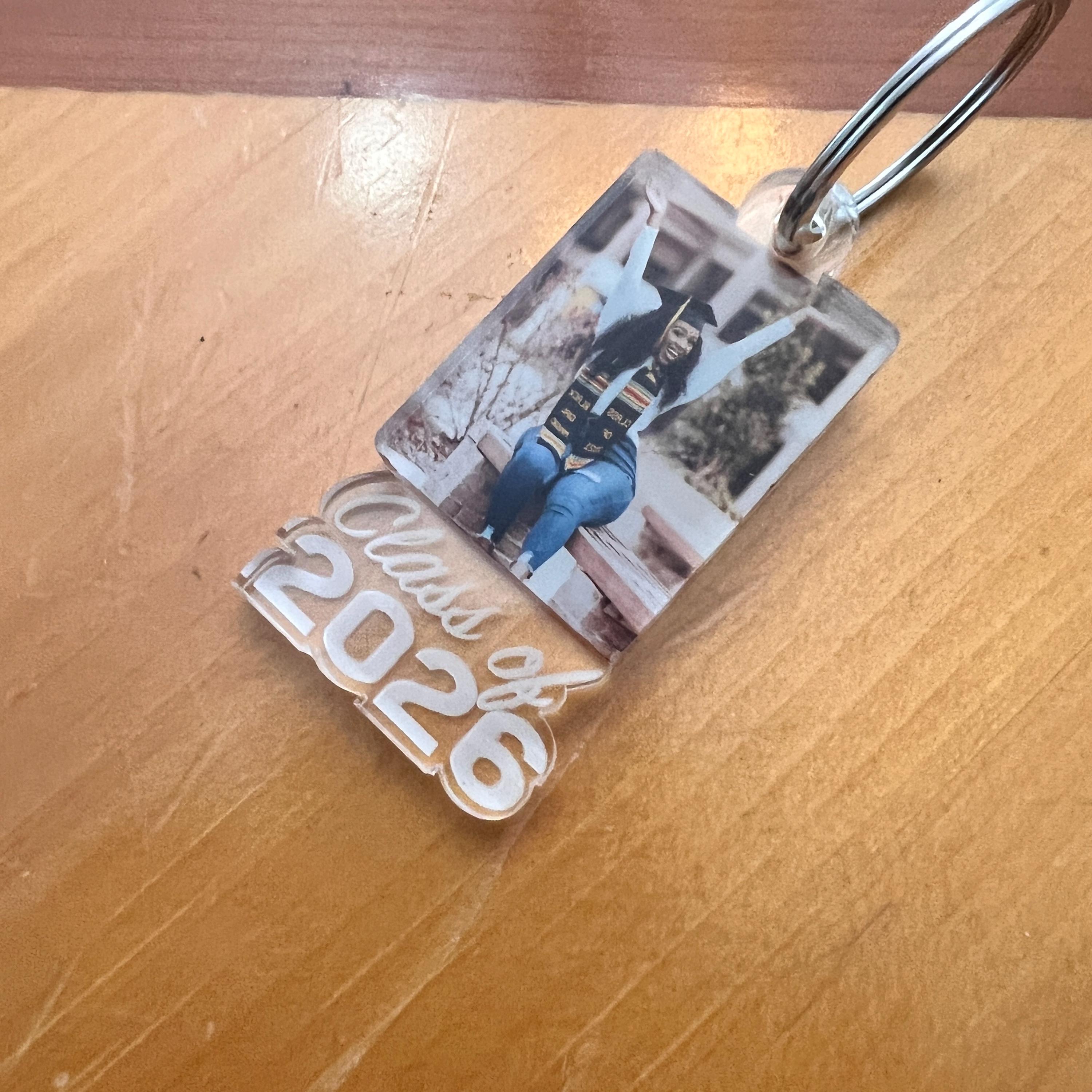 Graduation Keychain Custom 2026 Photo Acrylic Keychain - Etsy