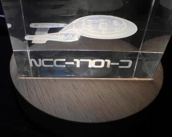 USS Enterprise NCC-1701-D Lighted Cryo Starship