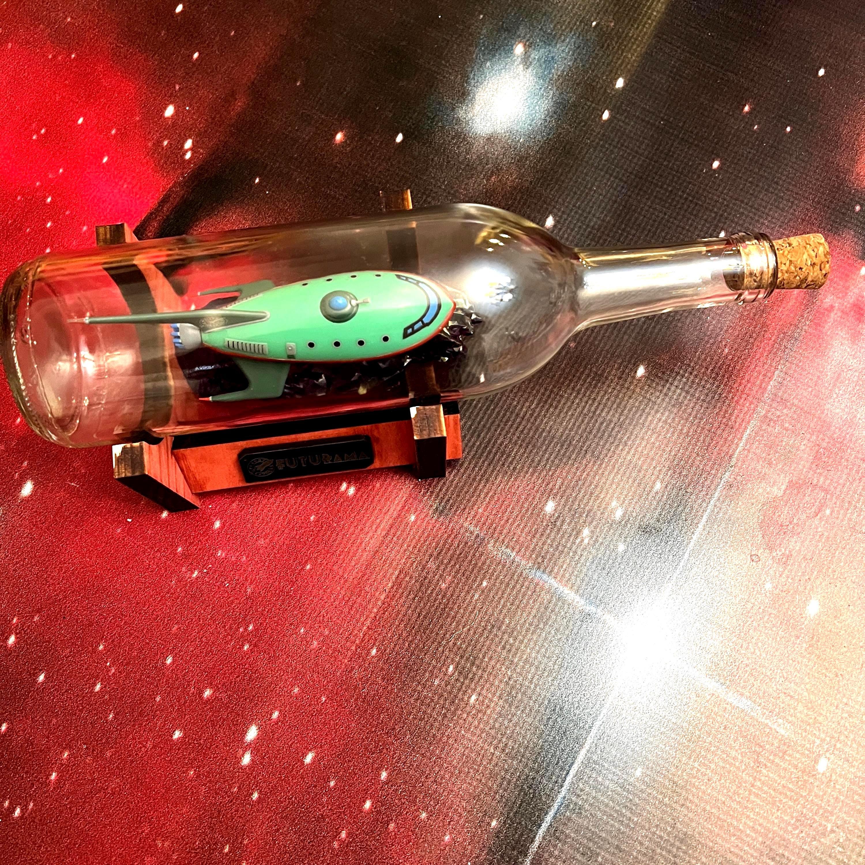 Planet Express Starship in a Bottle - Etsy