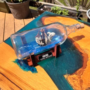 Going Merry Pirate Ship in a Bottle