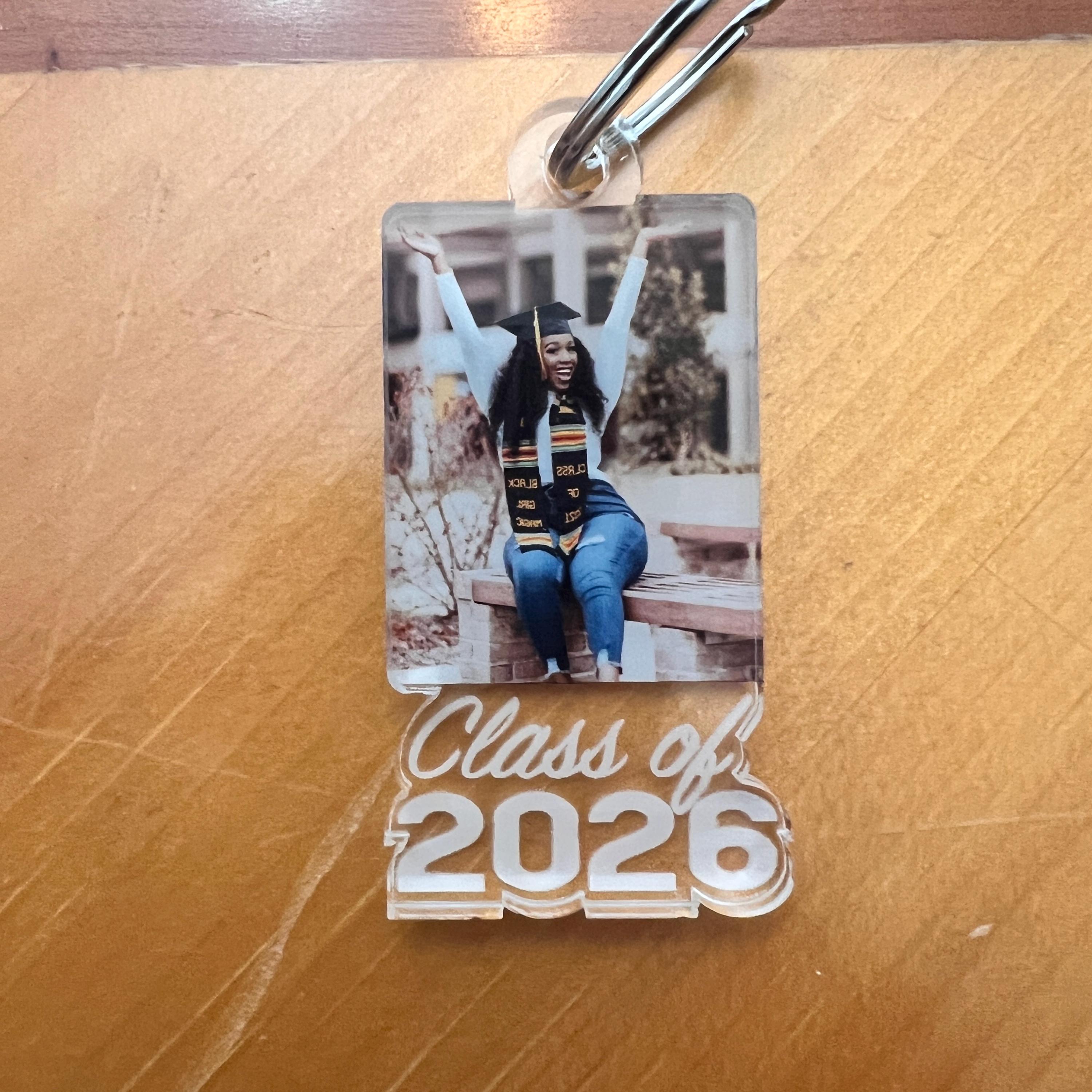 Graduation Keychain Custom 2026 Photo Acrylic Keychain - Etsy
