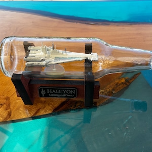 Starship In a Beer Bottle Cruiser Halcyon