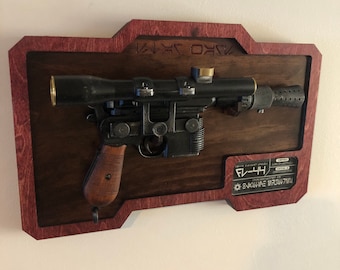 DL-44 Blaster Mount Wood
