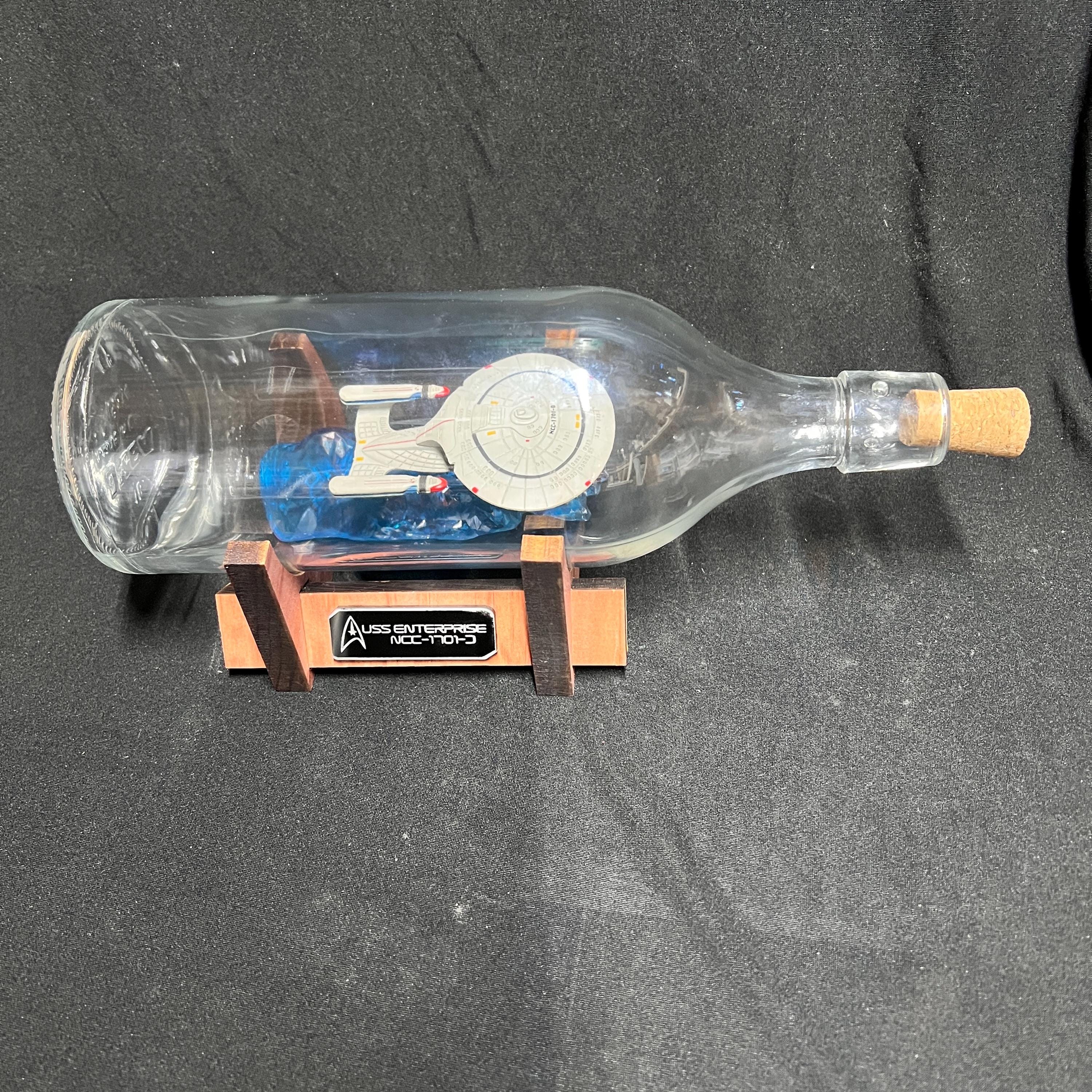 Star Trek USS Enterprise NCC-1701-D Starship in a Bottle - Etsy