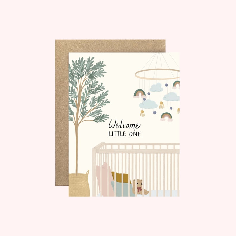 New Baby Greeting Card Welcome Little One