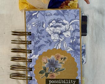 Mini Bee Journal – 3x5 Cinch Bound Notebook, Travel Diary