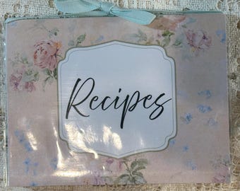 Handmade Recipe Album with Cards: Family Keepsake Cookbook Gift