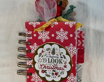 Mini libreta navideña Cinch • Planificador de fiestas, Lista de regalos