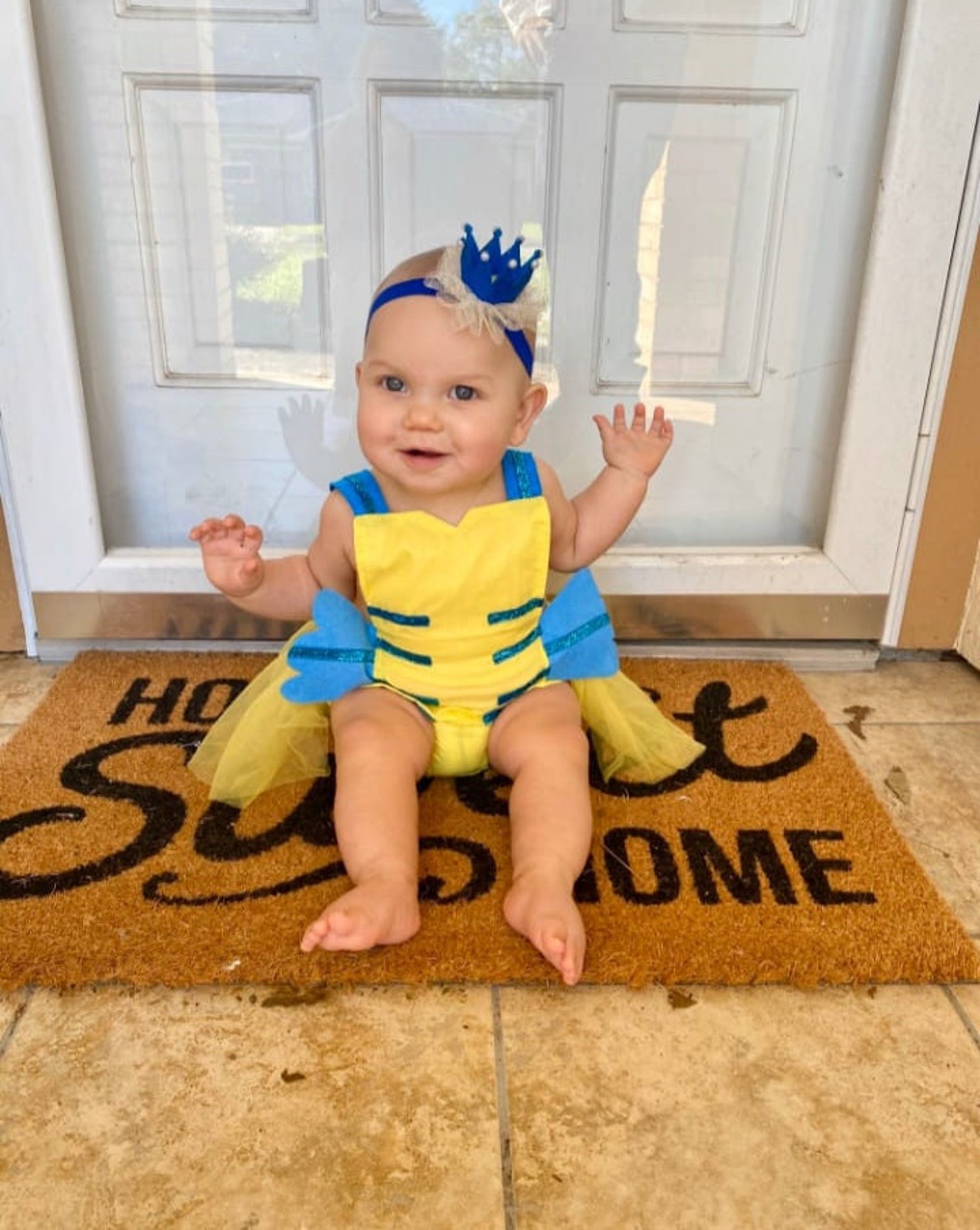 Flounder Tutu Romper Costume Jumpsuit Sunsuit Dress Little Etsy