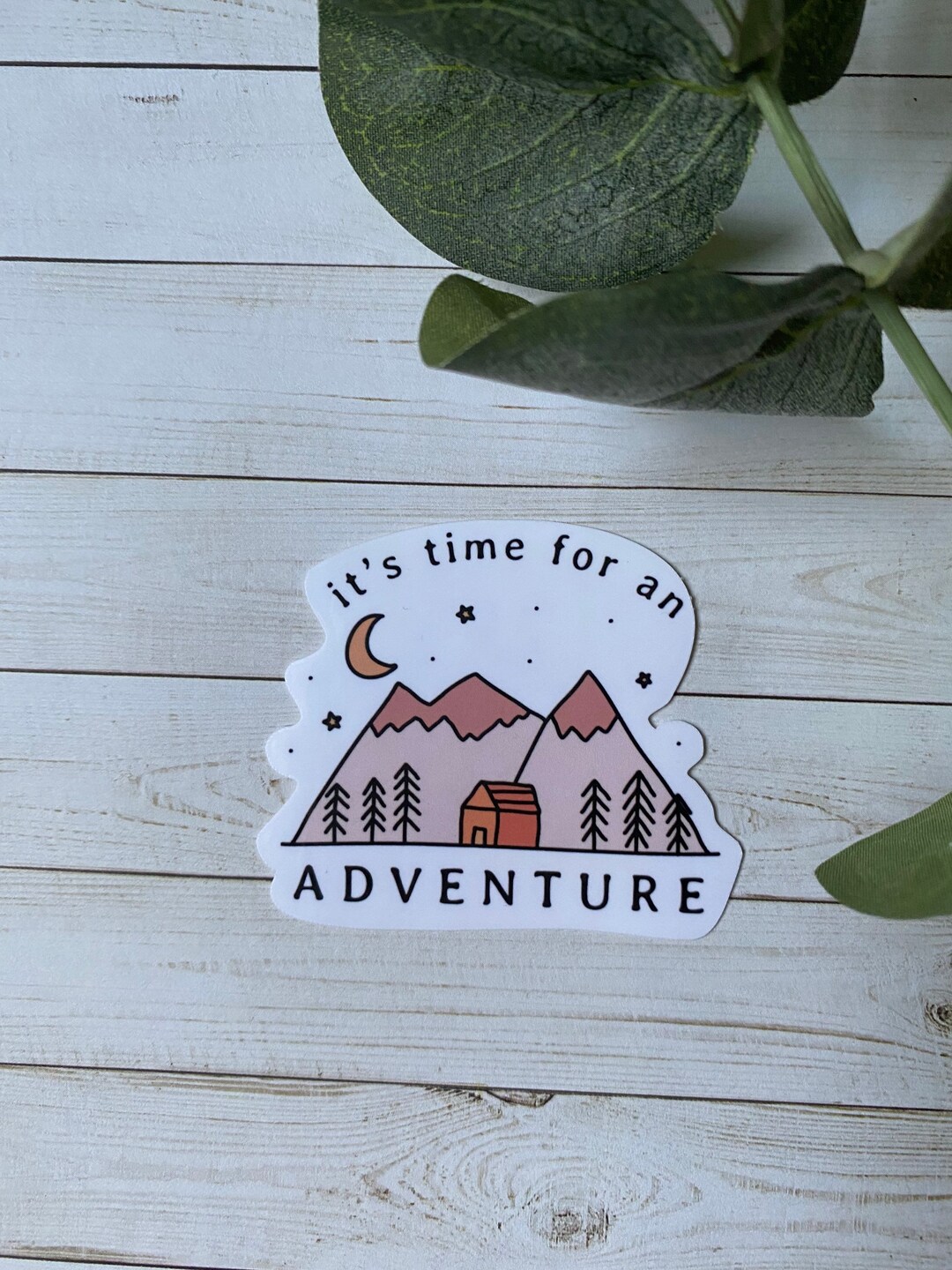 It’s Time for an Adventure / Mountains - Sticker - Etsy