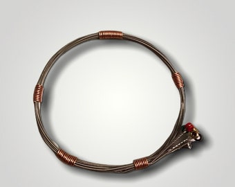 Recycled Guitar string bracelets