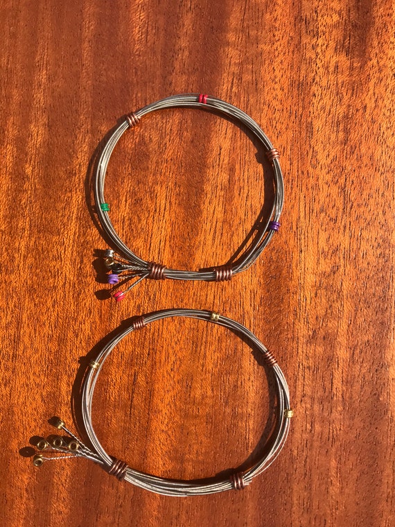 Recycled Guitar String Bracelets