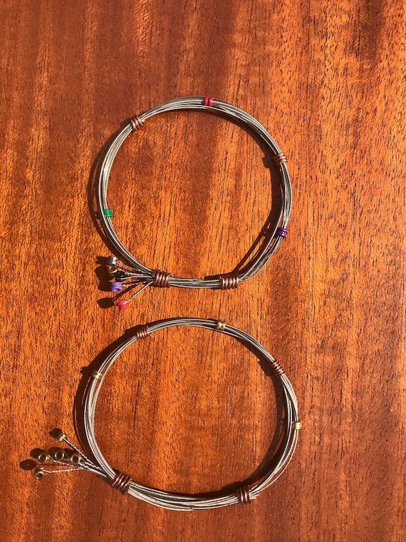 Recycled Guitar String Bracelets Etsy