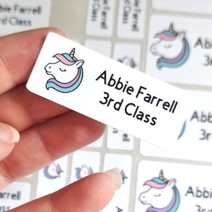 Personalized Back To School Name Stickers: Custom School Stationary Labels