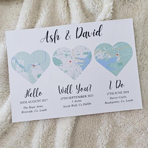 Met verlobt verheiratet personalisierte Karte Druck, Hallo werde ich benutzerdefinierte Geschenk, Hochzeitstag Geschenk Wandkunst, maßgeschneiderte Wohnkultur
