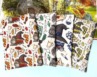 Book sleeve - School of Witchcraft and Wizardry Houses