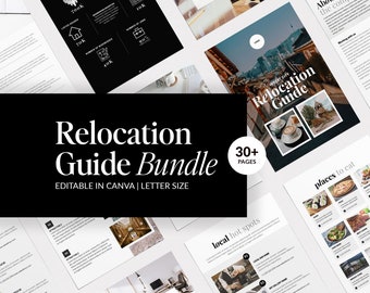Real Estate Relocation Guide: Local Community Newsletter (Canva Template)