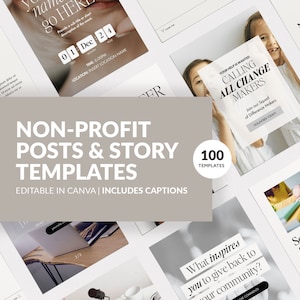 Charity Instagram Templates | Non-profit social media templates | Fundraising & Charity Instagram Templates | Activist Instagram Story