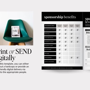 May include: A sponsorship benefits chart outlining different levels of sponsorship, including Diamond Dynasty Alliance, Bronze Backer Brigade, Platinum, Emerald, and Bronze. The chart lists benefits for each level, such as logo placement, booth set-up, social media shout-out, recognition in the programme, reserved seating, VIP seating, and general admission.