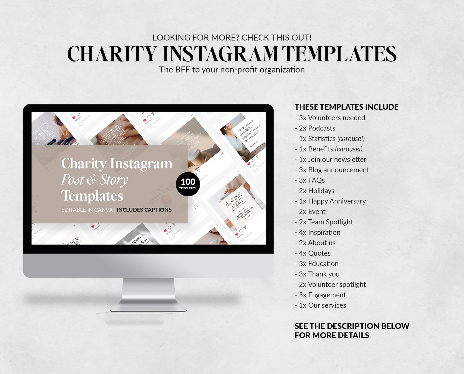 Nonprofit Event Sponsorship Package Canva Template (8.5x11in) Etsy