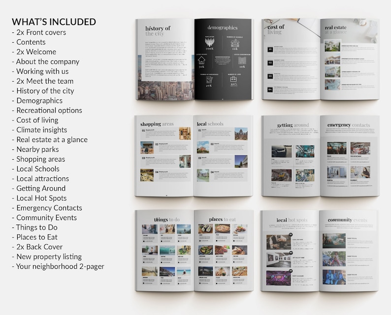 Relocation Guide | Real Estate Local Community Guide Bundle | City ...