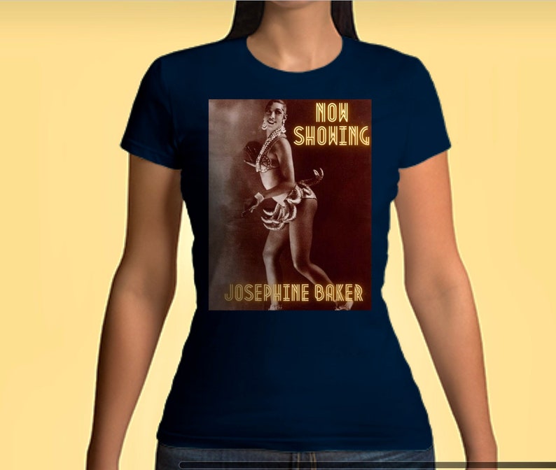 Vintage Josephine Baker Tee, Harlem Renaissance Tee, Vintage Tee, Cool