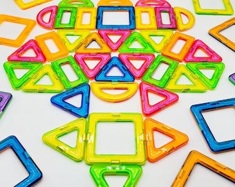 Magnetic Building Blocks 48 pcs, Magnetic Puzzle, Educational Assembly Toys