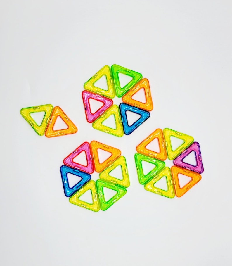 Magnetic Building Blocks 48 Pcs, Magnetic Puzzle, Educational Assembly ...