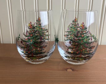 スポード　クリスマスツリー　ゴールド　４ピースセット　箱入り　新品未使用 Amazon｜SpodeクリスマスツリーゴールドCup & Saucer｜カップ