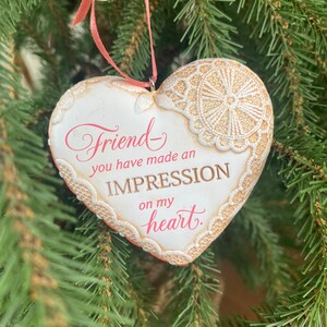 Hallmark Keepsake Ornament “Friends of The Heart” 2014