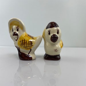 Vintage Rio Hondo Pottery Duck Salt and Pepper Shakers: Farmhouse Decor