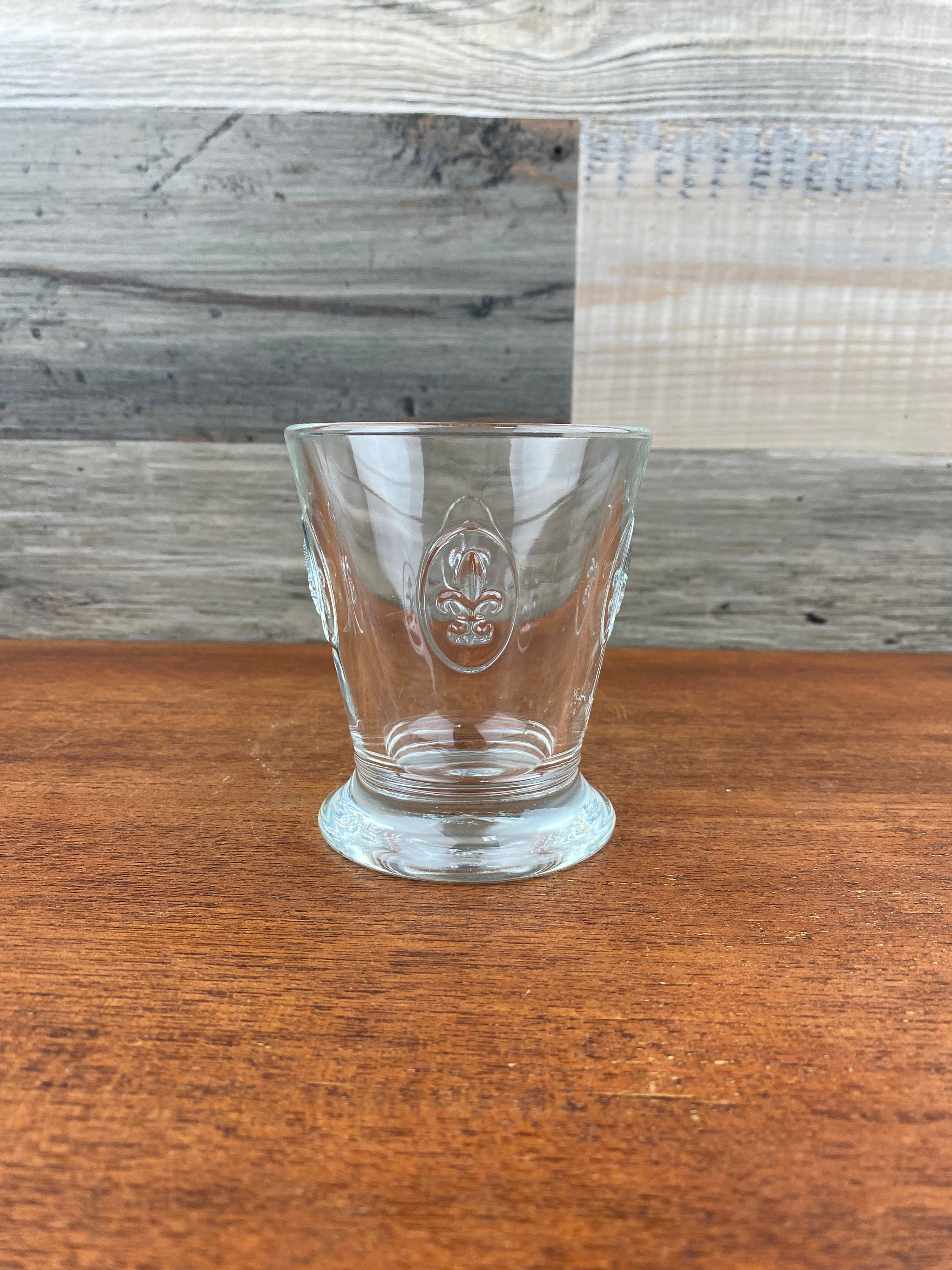 Set of 3 La Rochère Fleur De Lys Tumbler, French Glassware Etsy