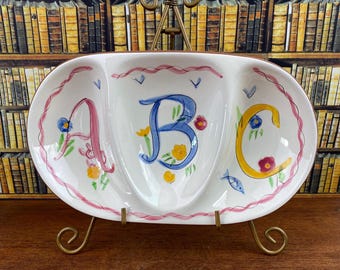 Set of 4 Tiffany and Co. Mrs. Delanys Flowers Dessert Plates