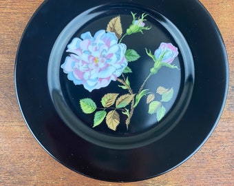 Tiffany & Co. Mrs. Delany's Flowers 黒皿 Tiffany & Co. Mrs. Delany's Flowers 黒皿 Rare Vintage