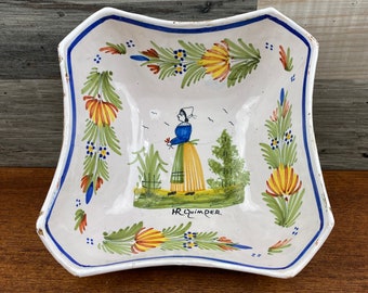 アンリオ・カンペール フランス製ファイアンス焼き ポランジェ