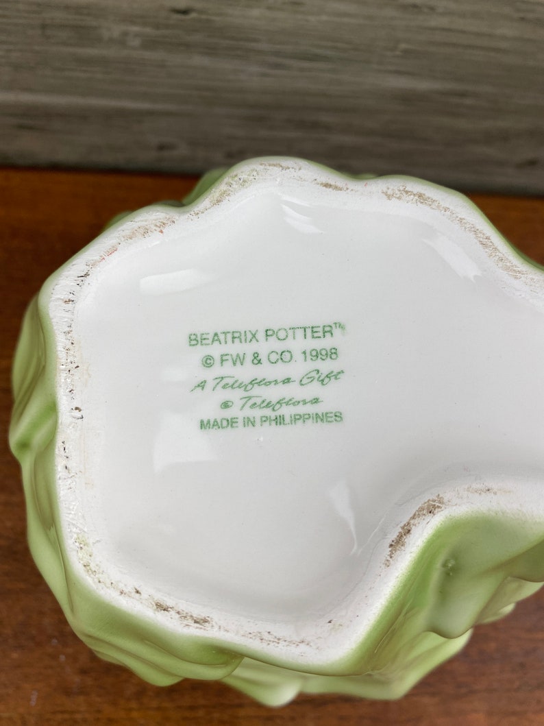 Beatrix Potter, Peter Rabbit Planter, Cabbage Planter, Easter Décor ...