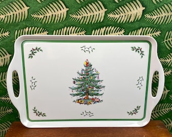 Pimpernel Spode Christmas Tree Tray, Christmas Serving Tray