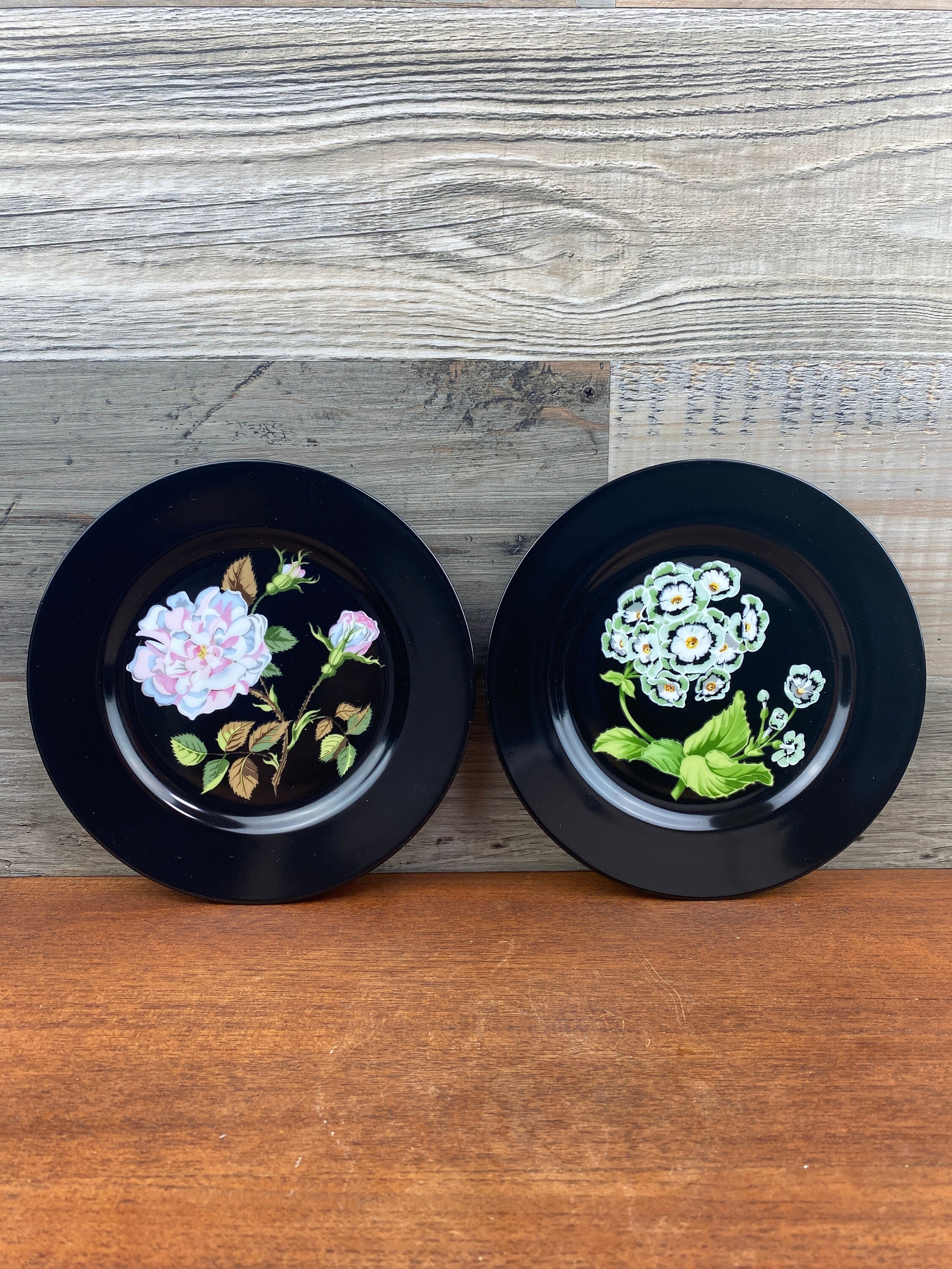 Tiffany & Co. Mrs. Delany's Flowers 黒皿 TIFFANY ティファニー Mrs. Delany's Flowers プレート 黒 食器