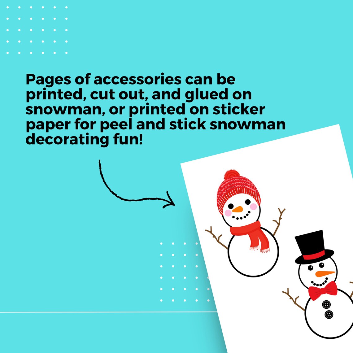 Build a Snowman Activity: Winter Printable for Kids (PDF) - Etsy