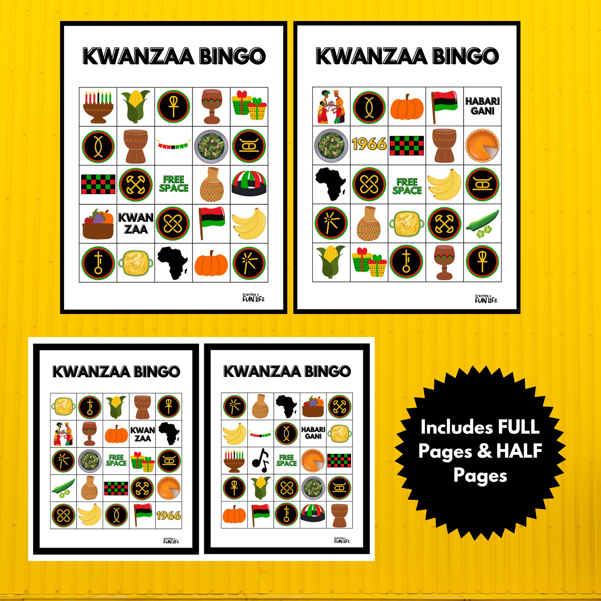 Kwanzaa Bingo Kwanzaa Games Printable Kwanzaa Party Games Kwanzaa Kwanzaa Bingo Kwanzaa Games Printable Kwanzaa Party Games Kwanzaa