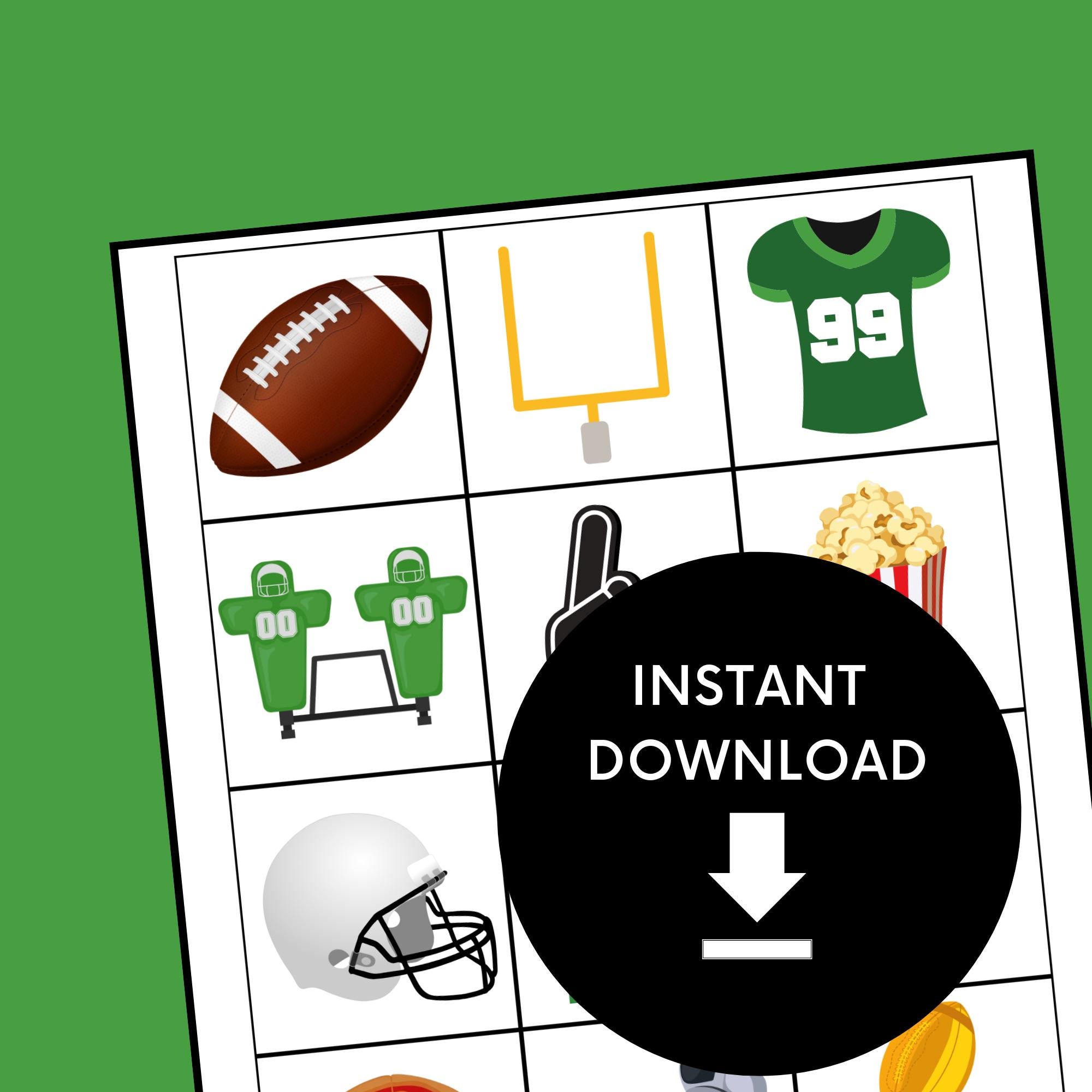 Football Memory Match Game: Football Activity for Kids (digital ...